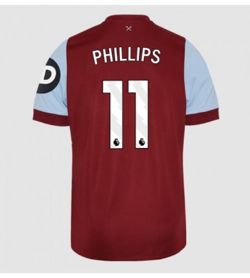 West Ham United Kalvin Phillips #11 Hjemmebanetrøje 2023-24 Kort ærmer